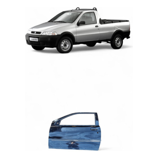 Porta Dianteira Esquerda Fiat Strada 2002 (detalhe)