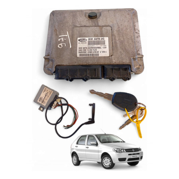 Kit Code Injeção Fiat Palio 1.0 Fire 2005/2008 Iaw4afbug