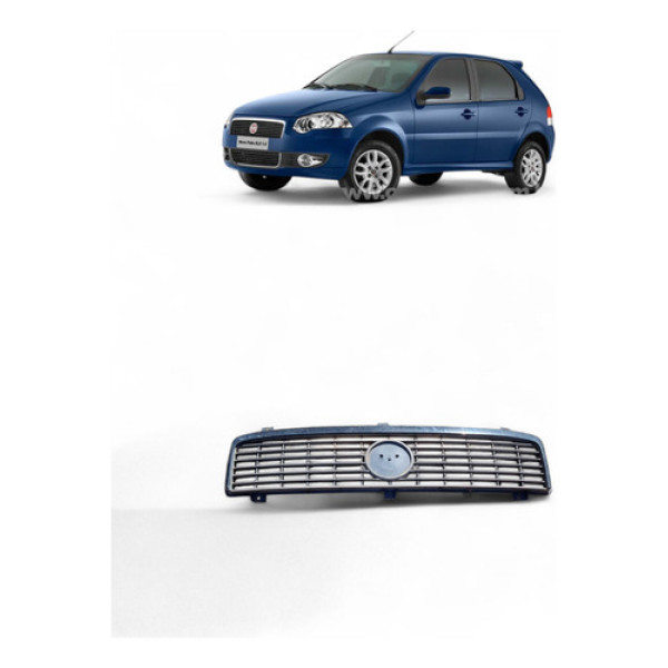Grade Para-choque Dianteiro Fiat Palio 2008/2012 (detalhe)