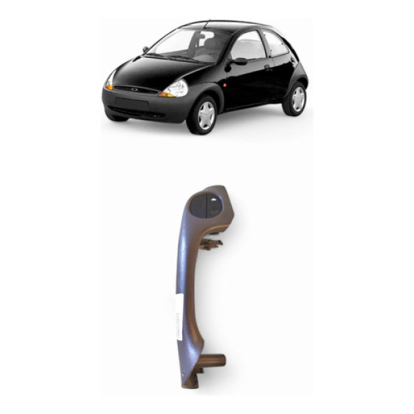 Apoio De Braço Direito C/botão Vidro Elétrico Ford Ka 97/07
