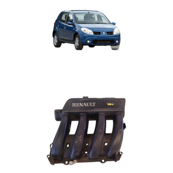 Coletor Admissão Renault Sandero Clio 1.6 2006/09 8200022251