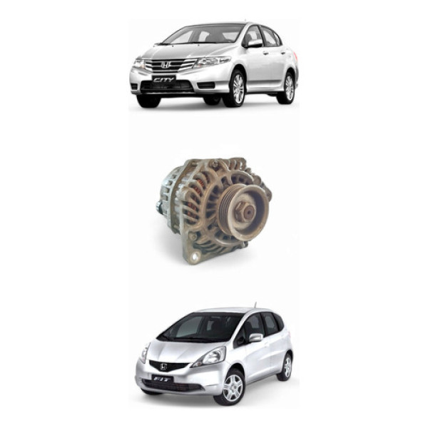 Alternador Honda Fit City 12v 80a 1.4 1.5 2010/14 A5tj0091zt
