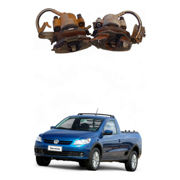 Par Pinça Freio Volkswagen Saveiro 1.6 2009/2010