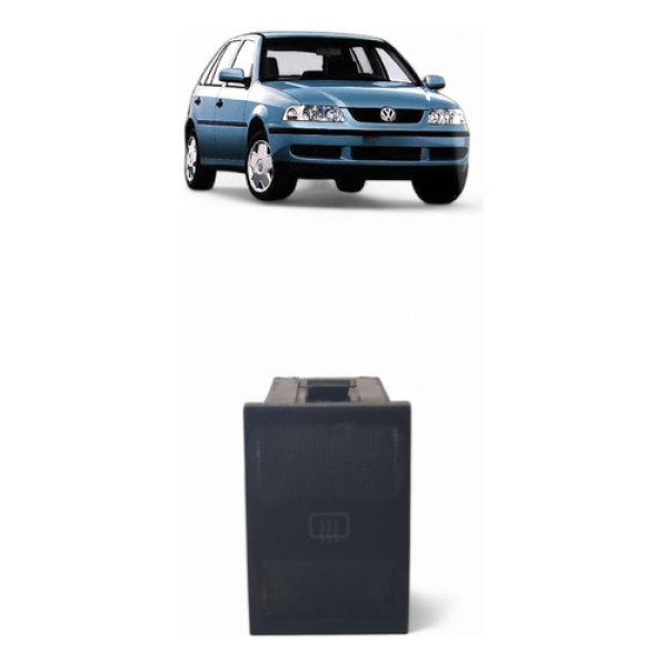 Botão Desembaçador Vw Gol G3 1999/05 377959621