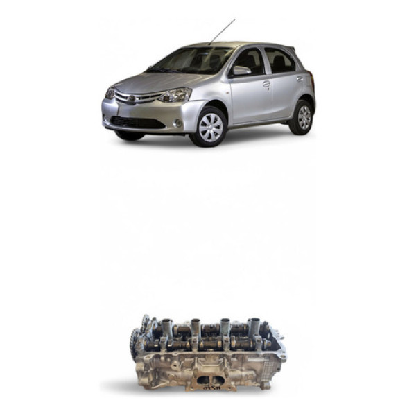 Cabeçote Retíficado Toyota Etios 1.3 16v Flex 2013/2016