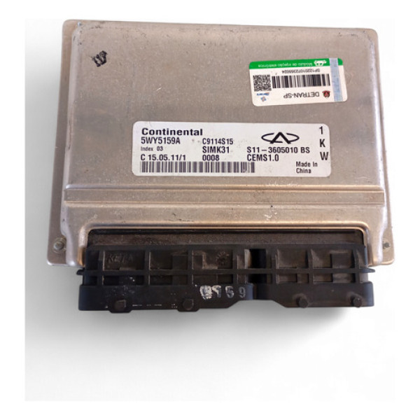 Módulo Injeção Chery Qq 1.1 16v 2012 S113605010bs