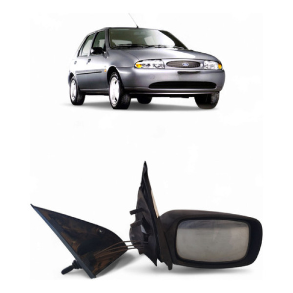 Retrovisor Manual Direito Ford Fiesta 1998/99