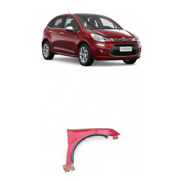Para-lama Direito Citroën C3 2013/2014