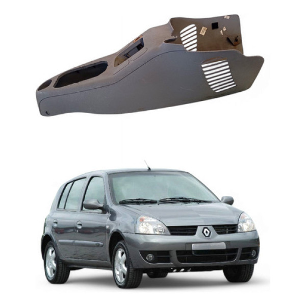 Moldura Console Central Renault Clio 2000/2006