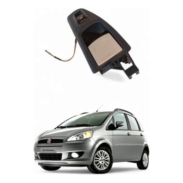 Maçaneta Interna Comando Vídro Tras Dirt Fiat Idea 2012