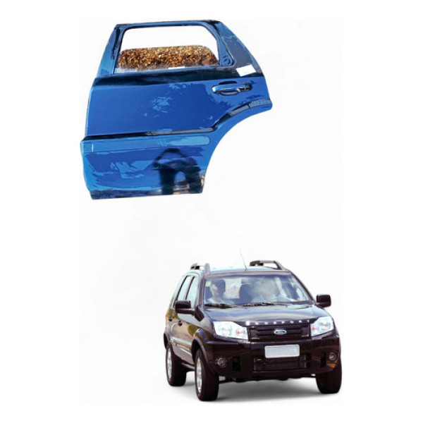 Porta Traseira Esquerda Ford Ecosport 05/12 Original