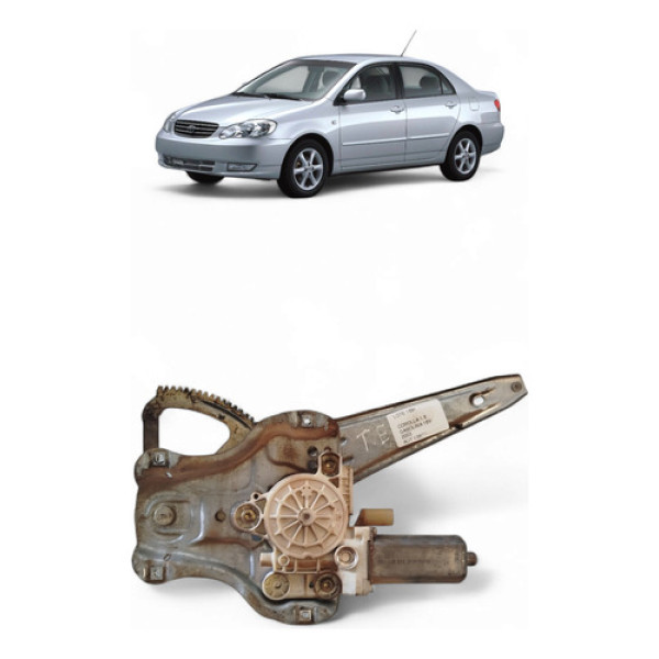 Máquina De Vidro Elétrica Traseira L/e Toyota Corolla 2003