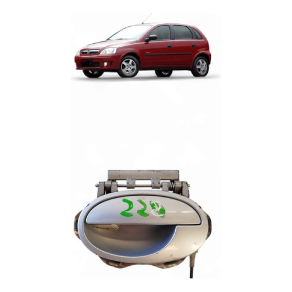 Maçaneta Externa Traseira L/e Gm Corsa 2006/12