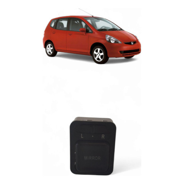 Botão Comando Retrovisor Honda Fit 2003/08