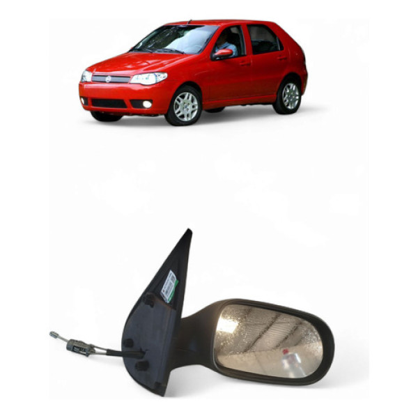 Retrovisor Manual Direito Fiat Palio 2005/06