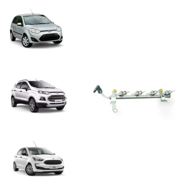 Flauta Bico Injetor Ford Ka Ecosport Fiesta 2014 D3b59v455ba