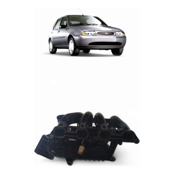Coletor De Admissão Ford Fiesta 1.4 1998/99 Xs6e9424eb
