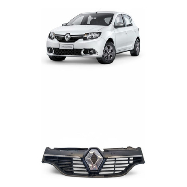 Grade Para-choque Renault Sandero Logan 2015/2019