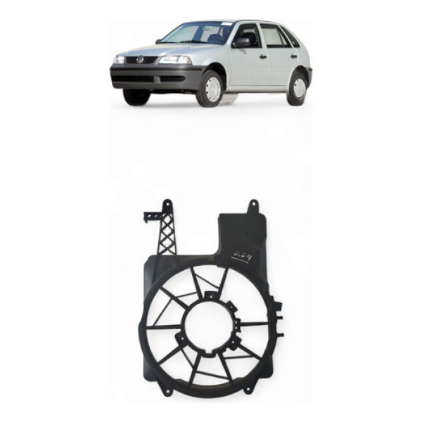 Defletor Ventoinha Vw Gol G3 G4 Gasolina 2000/08 377121220