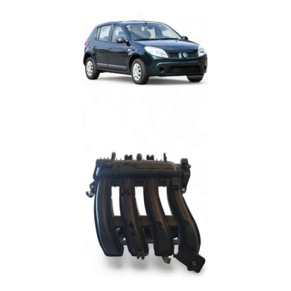 Coletor De Admissão Renault Sandero Logan Clio 1.0 2006/14