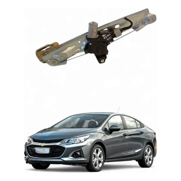 Máquina Vidro Elétrica Traseira Direita Gm Cruze 2020 1.4
