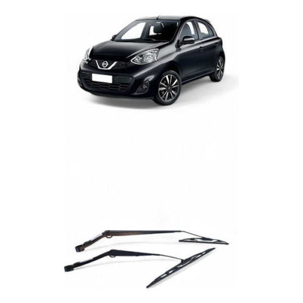 Par Limpador Parabrisa Nissan March 2020