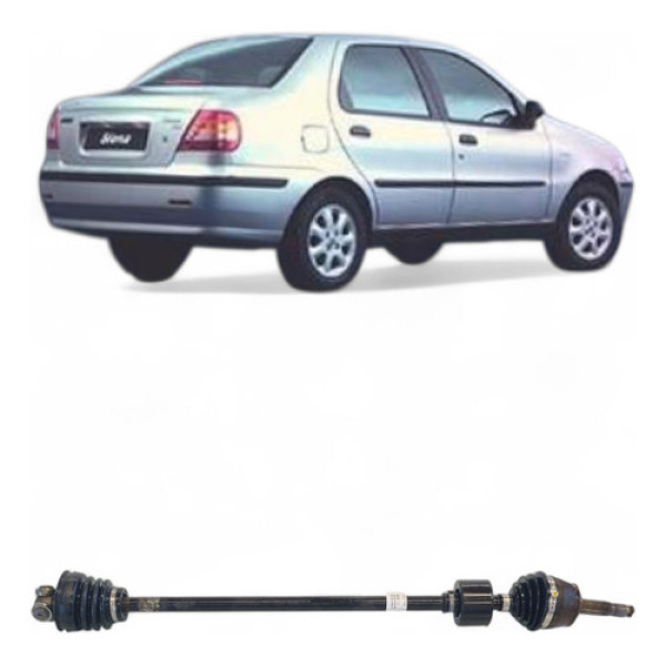 Semi Eixo Direito Fiat Siena 1.0 Gasolina 8v 2003/2004
