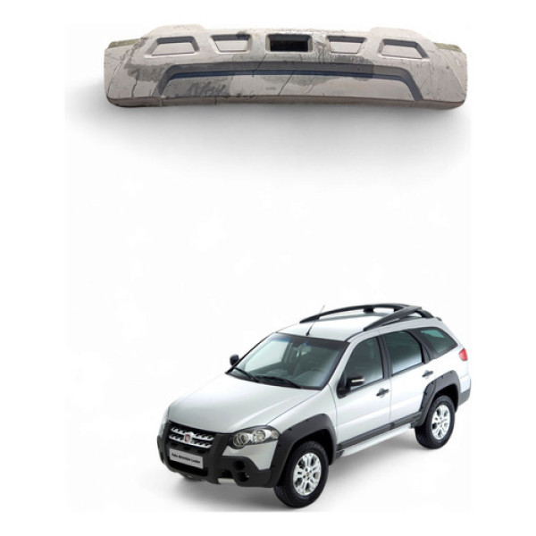 Spoiler Pára-choque Traseiro Fiat Palio Weekend 2009/2014