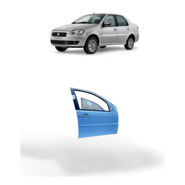 Porta Dianteira Direita Fiat Siena 2010/2011 (detalhe)