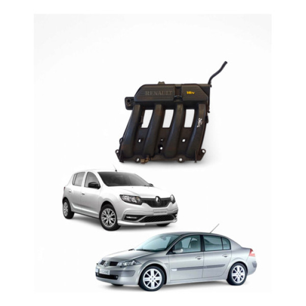 Coletor Admissão Sandero Megane 1.6 16v 08/13 8200981133