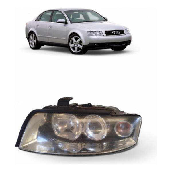 Farol Dianteiro Esquerdo Audi A4 2001/04