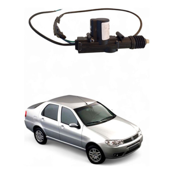 Trava Elétrica Porta Traseira Esq Fiat Siena 1.0 2003/2004