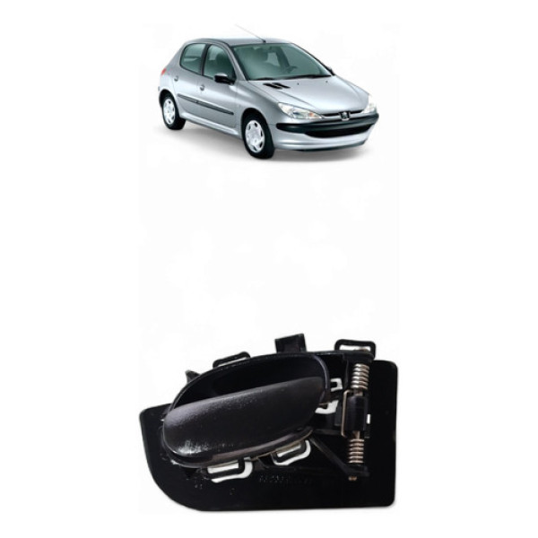 Maçaneta Interna Traseira Esquerda Peugeot 206 207 04/12