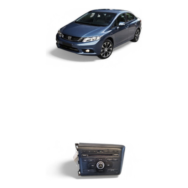 Rádio Som Cd Original Honda Civic 2.0 Flex 2014/15