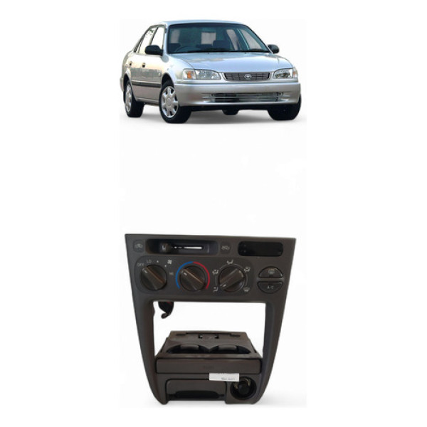 Comando De Ar C/moldura Toyota Corolla 1999/00