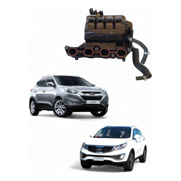 Coletor Admissão Kia Sportage Ix35 2.0 4cll 16v 2011/2013
