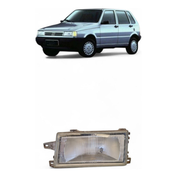 Farol Esquerdo Fiat Uno 1997/1998 (detalhe)