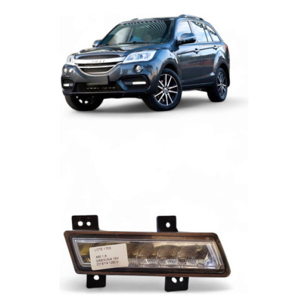 Farol Diurno Led Esquerdo Lifan X60 2018/19