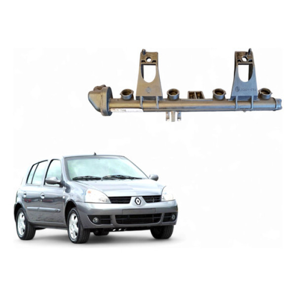 Flauta Bico Injetor Renault Clio 1.0 16v 2008/09 8200872135