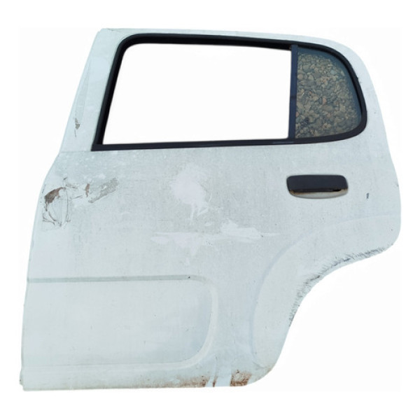 Porta Traseira Esquerda Fiat Uno Way Cinza 10/16